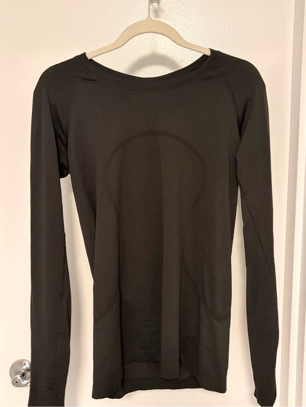 lululemon athletica Black Kids Long Sleeve Crew